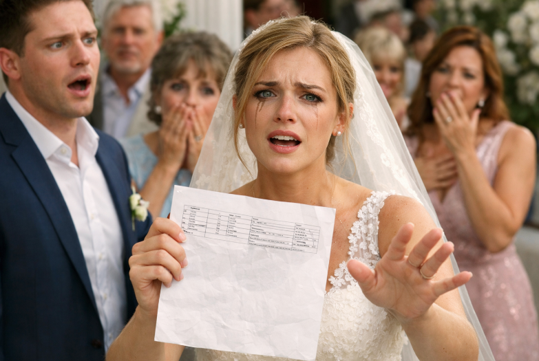 Cu o oră înainte de cununie, mireasa a ieșit la invitați cu un test ADN și a anulat nunta