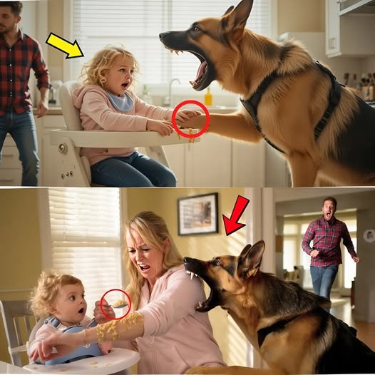 Câinele de serviciu a mușcat bona la micul dejun — apoi au găsit otravă în mâncarea copilului