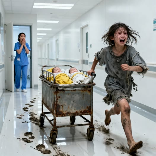 „Mama mea doarme de trei zile”: o fetiță de 7 ani a împins o roabă kilometri întregi ca să-și salveze gemenii nou-născuți