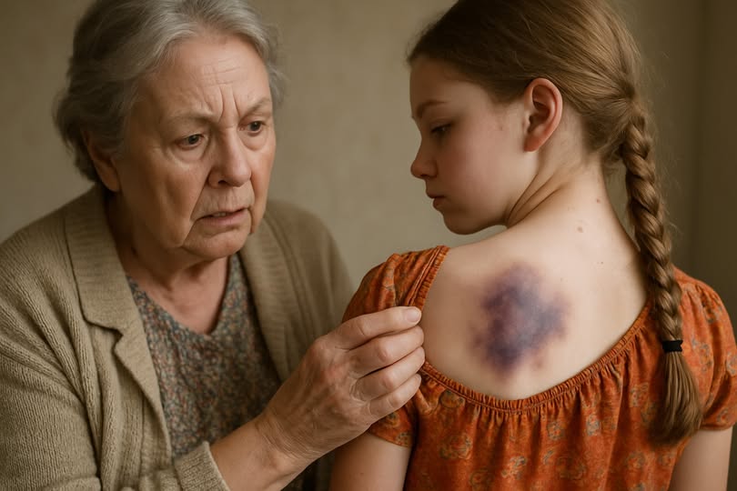 Что это у тебя на спине, солнышко?