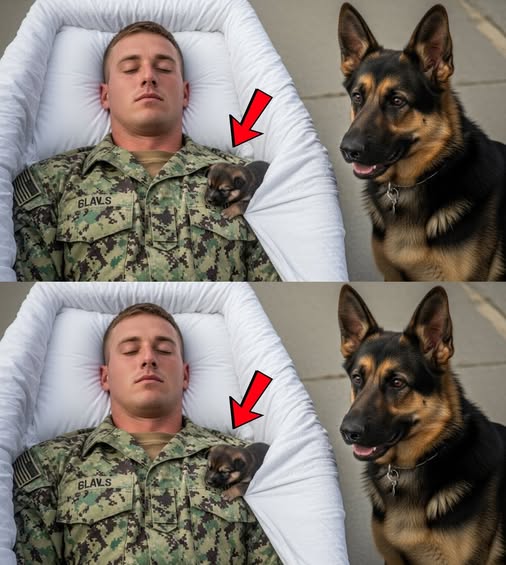 Pies cały czas szczekał na trumnę — a potem wydarzył się prawdziwy cud.