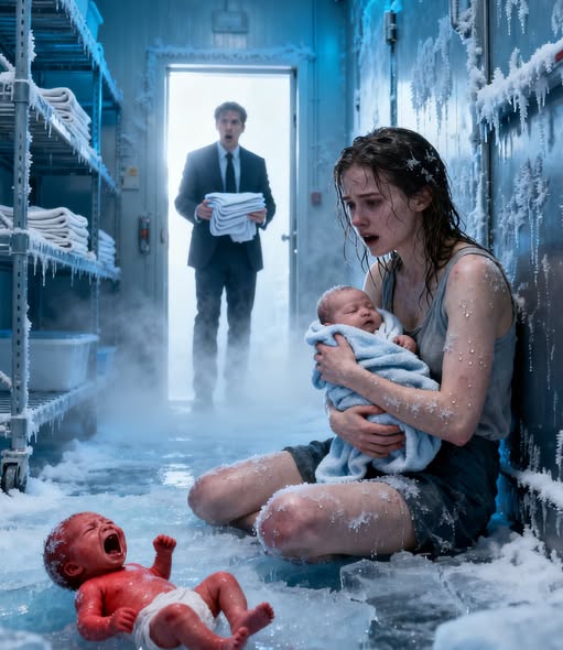 Ein Mann sperrt seine schwangere Frau in eine Gefrierkammer ein: Sie bringt Zwillinge zur Welt