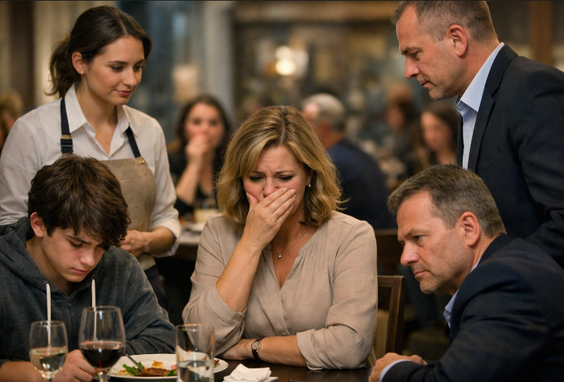 La restaurant, ea cerea „nivelul localului”, dar după câteva minute a ajuns chiar ea singura persoană de care întregii săli îi era rușine