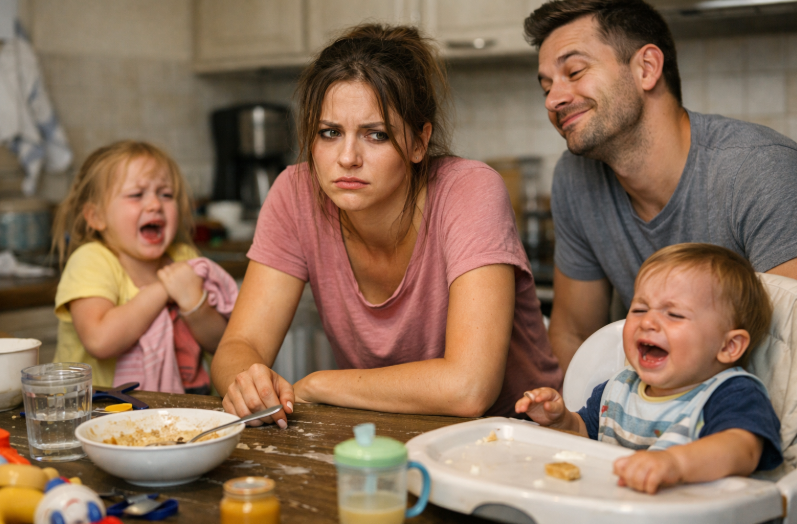 Śmiał się z mojego zmęczenia, dopóki nie został sam z dziećmiKiedy powiedział to pierwszy raz, przemilczałam.