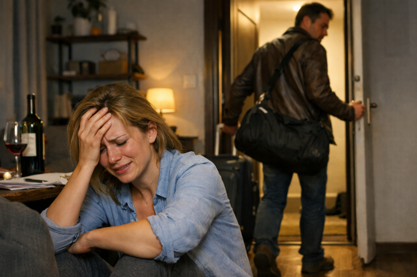 Zostawił żonę po tym, jak straciła pracę, nie wiedząc, kto później zdecyduje o jego losie