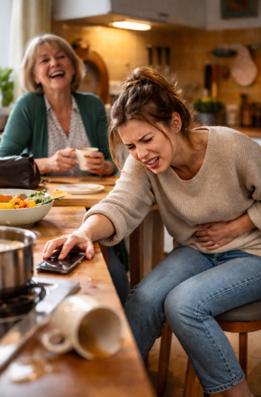 Свекровь смеялась, пока я корчилась от боли — но через час побледнела уже сама
