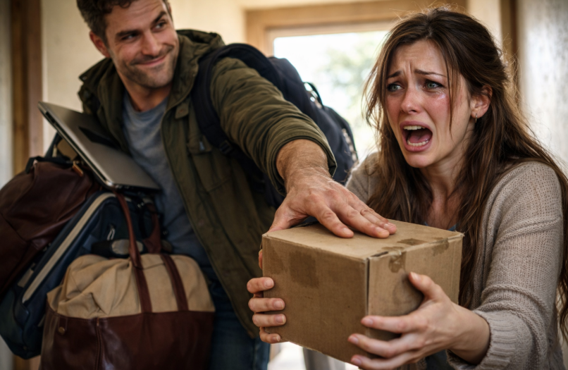 După moartea tatălui, fratele meu a luat tot — dar o singură cutie mi-a dat-o mie