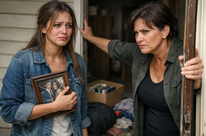 Мачеха выставила мои вещи за дверь после похорон отца