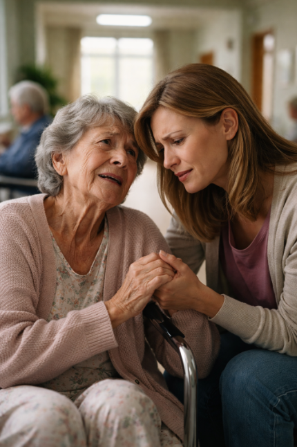 Odmówiłam zabrania mamy z domu opieki, kiedy płakała i prosiła.
