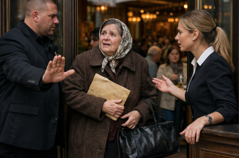 Nu au lăsat-o să intre în restaurant, pentru că au crezut că a venit să ceară de pomană. Iar după doar o oră, proprietarul o căuta prin tot cartierul