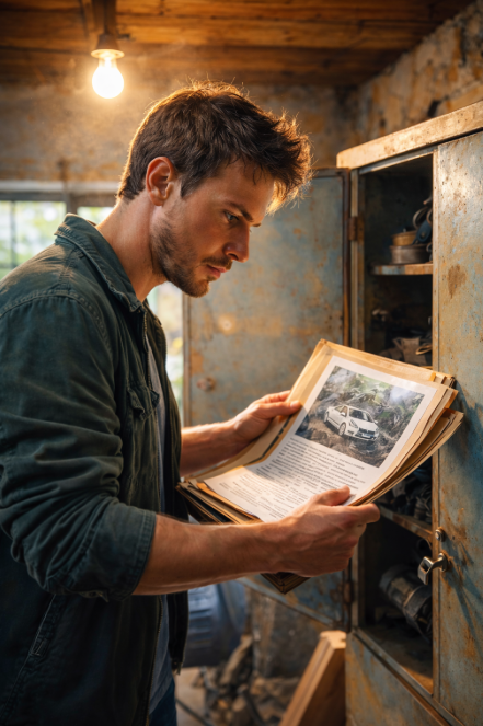 El a interzis să se deschidă vechiul garaj… dar într-o zi fiul tot a deschis ușa