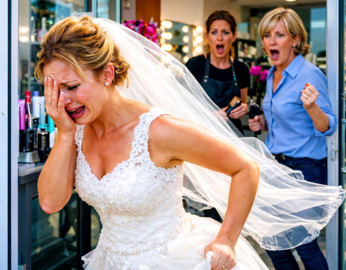 Mireasa a ieșit din salon în lacrimi, iar toți se uitau la stagiară