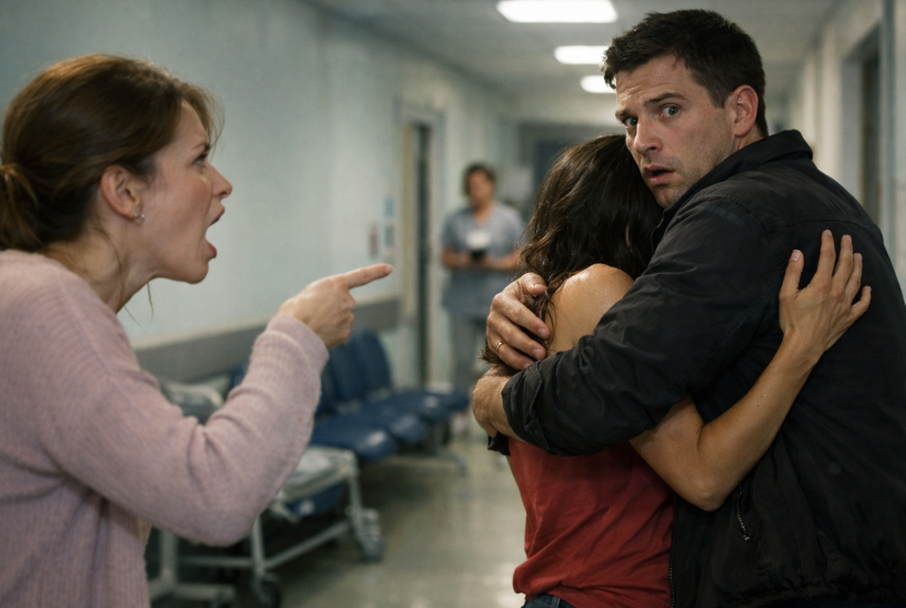 Ea i-a dat soțului bani pentru operația mamei lui — iar la spital a văzut pe cine ținea în brațe pe coridor