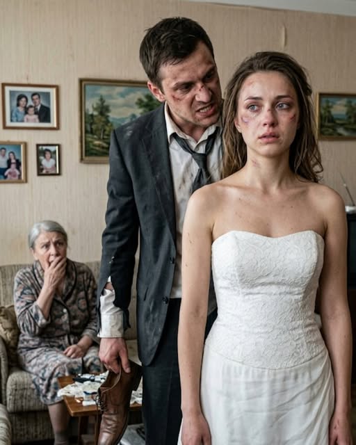 Pierwszego dnia po ślubie mój mąż mnie nie pocałował… rzucił mi w twarz butem i uśmiechnął się, jakby właśnie ustawił mnie na miejsce.