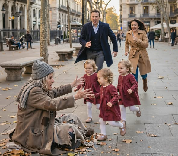 Trzy niewidome dziewczynki nazwały bezdomną kobietę „babcią”