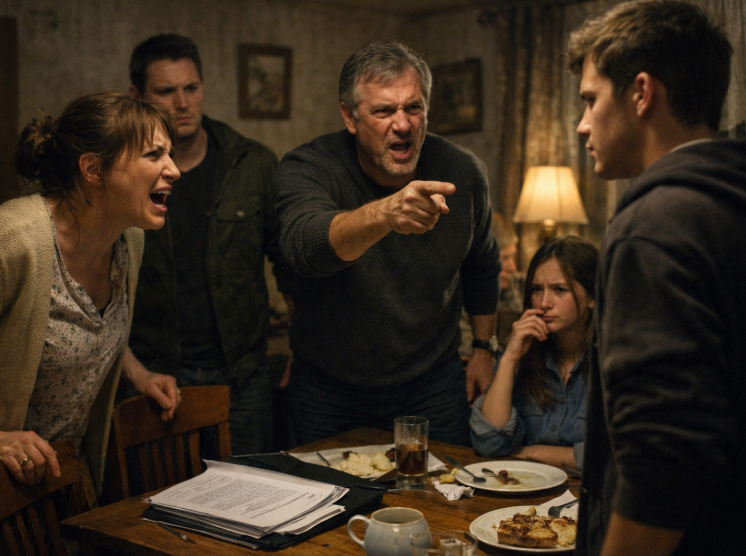 Na rodzinnej kolacji ciotka w kłótni wykrzyczała, że najmłodszy syn nie jest synem ojca