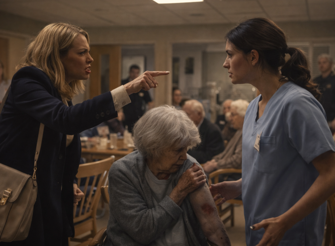 La azil, ea era „preferata tuturor bătrânelelor”, până când o fiică bogată a acuzat-o de violență